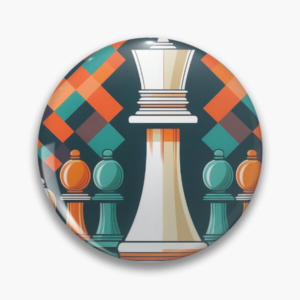 Item preview, An abstract checkmate design where the king is surrounded by shadows of other pieces. designed and sold by HEMRO.
