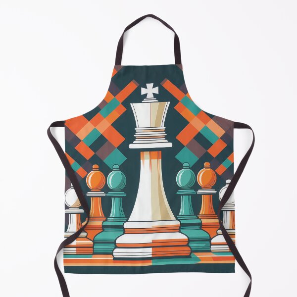 Item preview, An abstract checkmate design where the king is surrounded by shadows of other pieces. designed and sold by HEMRO.