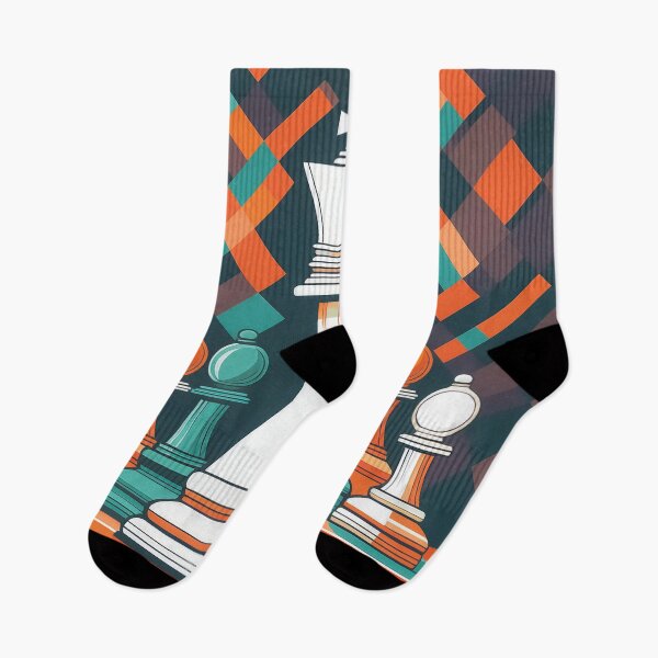 Item preview, An abstract checkmate design where the king is surrounded by shadows of other pieces. designed and sold by HEMRO.