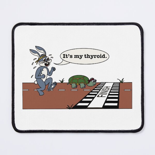 Item preview, The Tortoise and The Hare Thyroid designed and sold by JSLife.