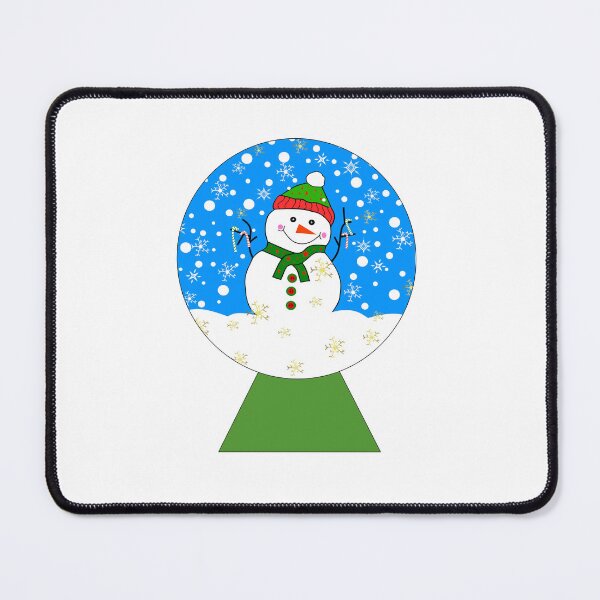 Item preview, Holiday Snowman - SNOWMAN SNOW GLOBE designed and sold by Sartoris Art.