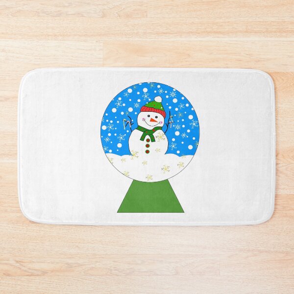 Item preview, Holiday Snowman - SNOWMAN SNOW GLOBE designed and sold by Sartoris Art.