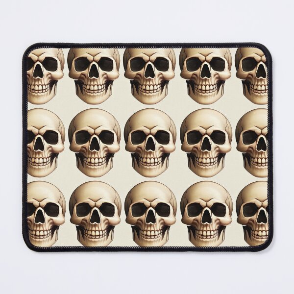 Artikelvorschau, Totenkopf-Muster entworfen und verkauft von Angry Swan Designs.