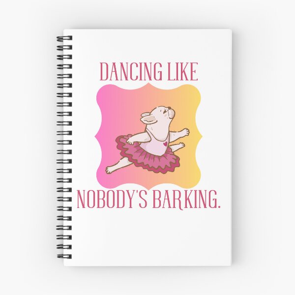 Item preview, Dancing Like Nobodys Barking - dancing french bulldog designed and sold by DesignByMalwina.