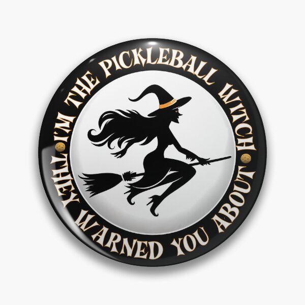 Item preview, I'M The Pickleball Witch They warned You About  - Halloween Xmas Pickleball Pumpkin   designed and sold by Smix Pixels.