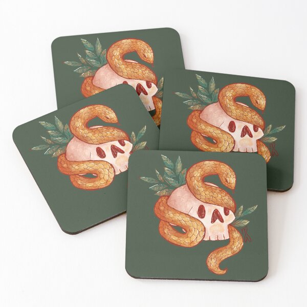 Item preview, Snake and Skull designed and sold by mackomix.