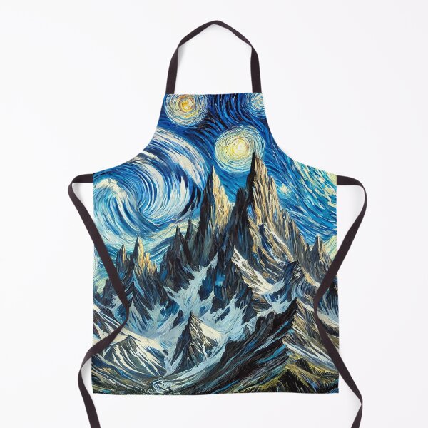 Item preview, Mountain Peaks Under a Starry Night designed and sold by AlexandruStoian.