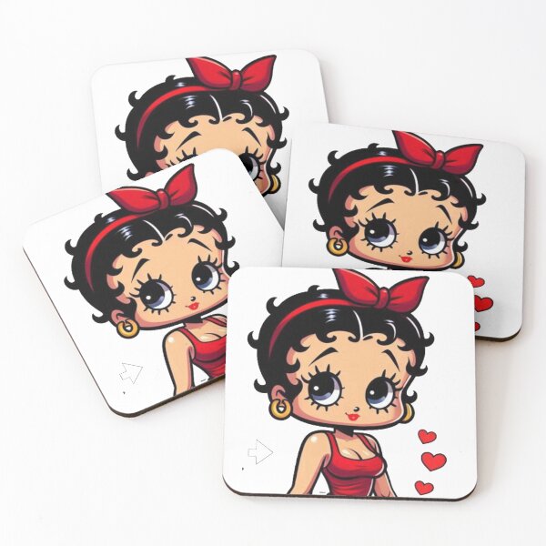 Item preview, Retro Cartoon Girl in Red Dress designed and sold by geartes.