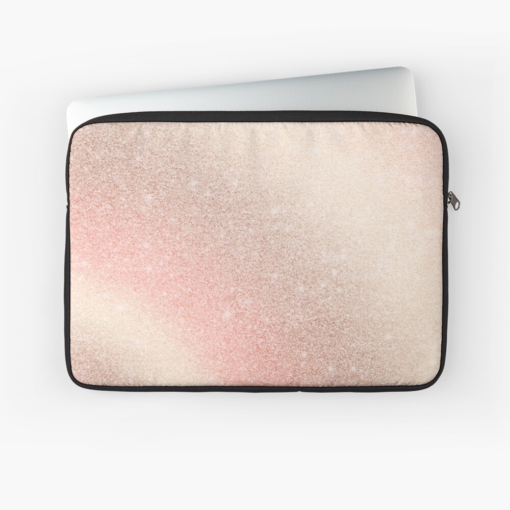 rose gold computer bag