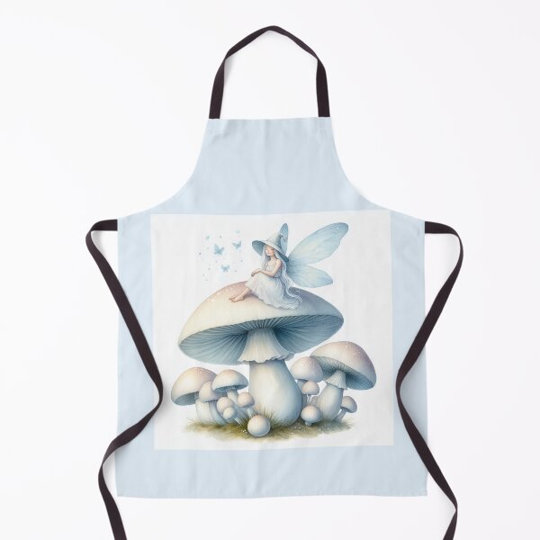 Item preview, blue blossom fairy on toadstool designed and sold by Zelda50.