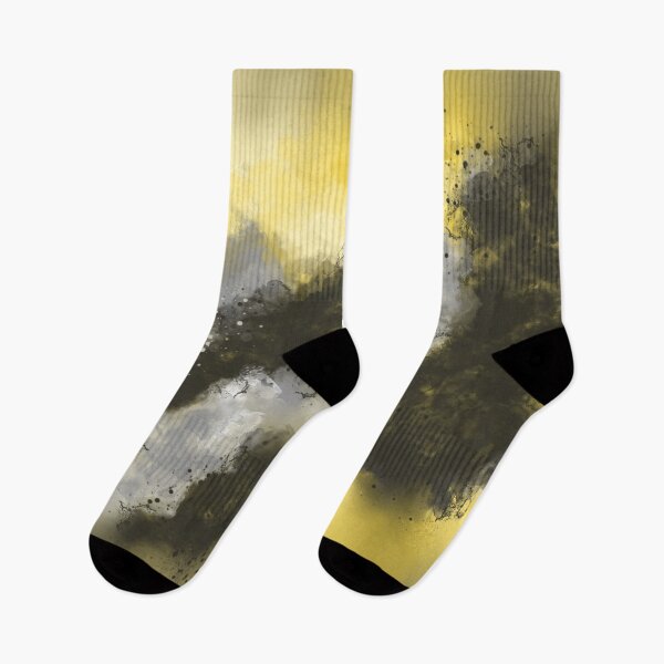 Item preview, The Golden Rule - Yellow Gray Black White Abstract designed and sold by Joey Santiago.