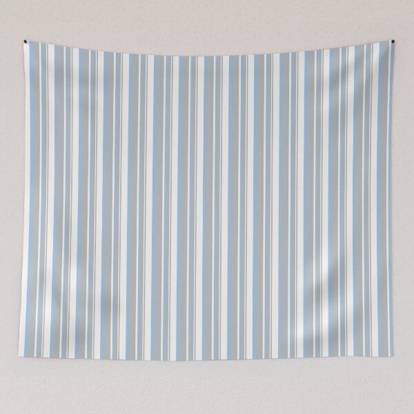 Item preview, Bastille Rose 5 Sky Blue Stripe designed and sold by Carina Parry Studios.