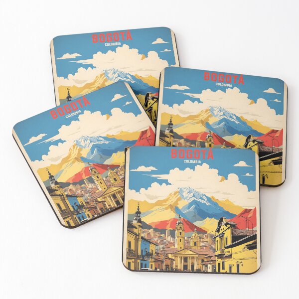 Item preview, Cartel retro vintage de turismo de Bogotá, Colombia designed and sold by TravelersGems.