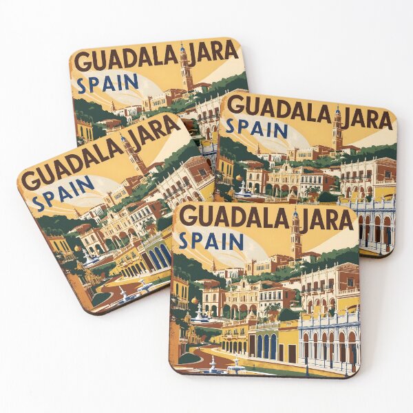 Item preview, Guadalajara Spain Vintage Travel Tourism designed and sold by TravelersGems.