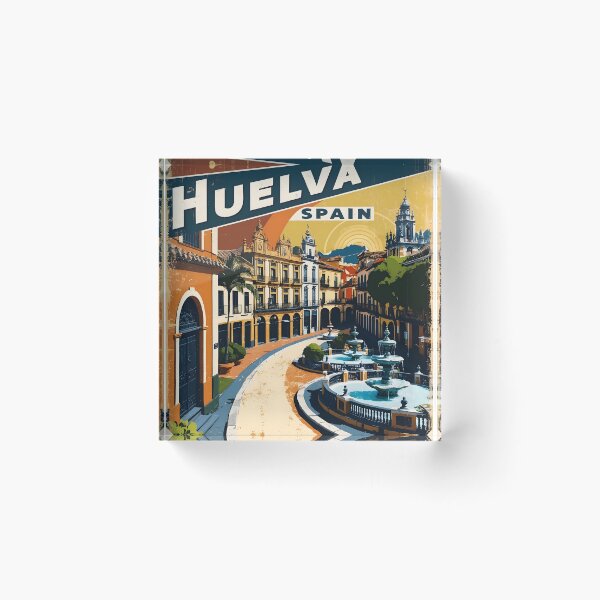 Item preview, Huelva Spain Vintage Travel Tourism designed and sold by TravelersGems.