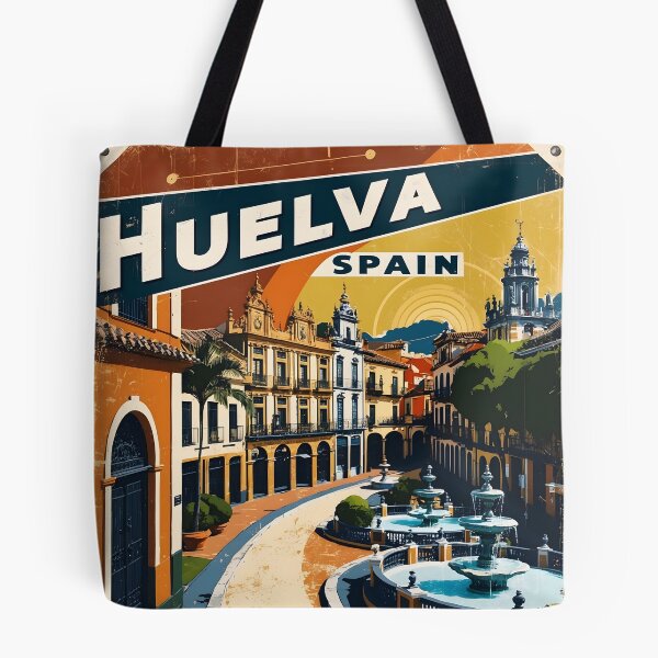 Item preview, Huelva Spain Vintage Travel Tourism designed and sold by TravelersGems.