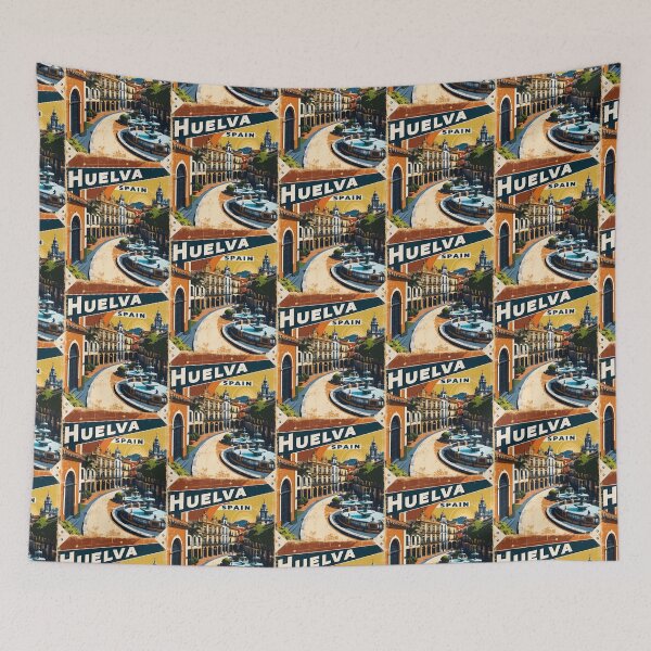 Item preview, Huelva Spain Vintage Travel Tourism designed and sold by TravelersGems.