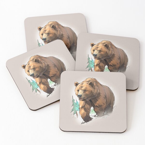 Item preview, Grizzly Bear designed and sold by ArtCraftLab.