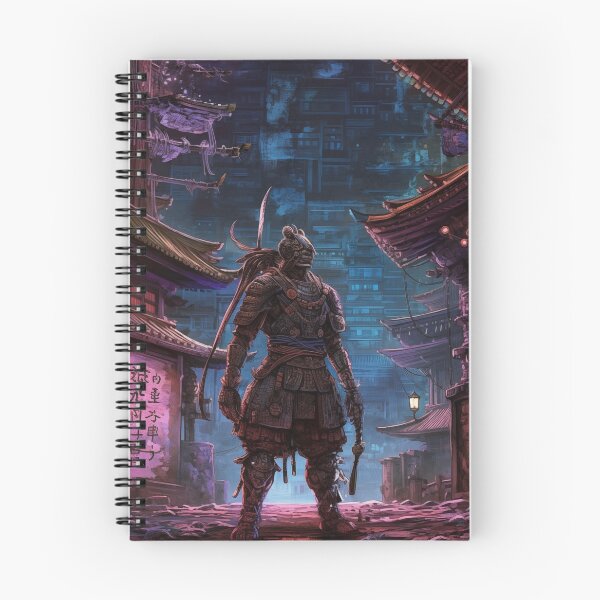 Item preview, Cyber Samurai in Neon Alley designed and sold by landletsy.