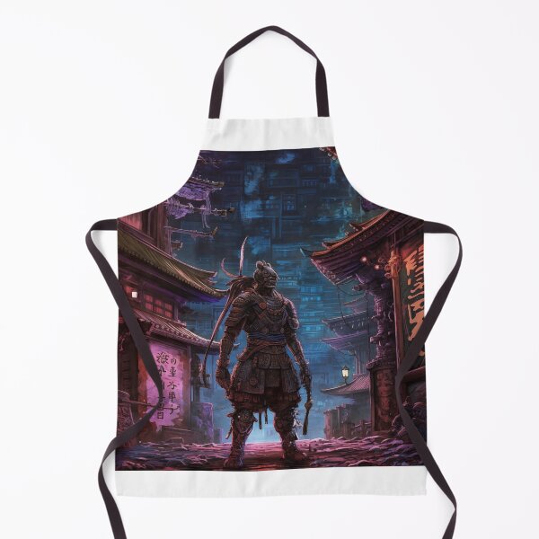 Item preview, Cyber Samurai in Neon Alley designed and sold by landletsy.