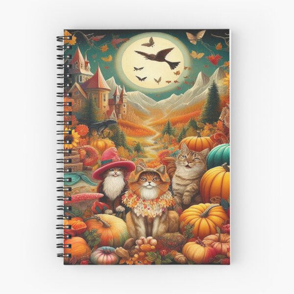 Aperçu de l'œuvre Fantaisie d'automne, chats dans la moisson enchantée créée et vendue par TheShadow30.