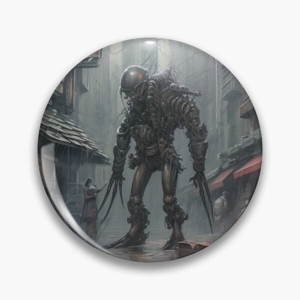 Item preview, Cyber Monster in the Alley designed and sold by landletsy.