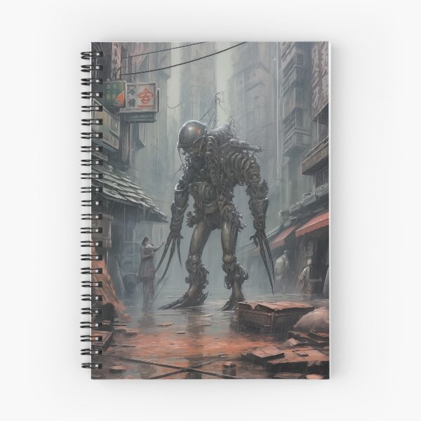 Item preview, Cyber Monster in the Alley designed and sold by landletsy.