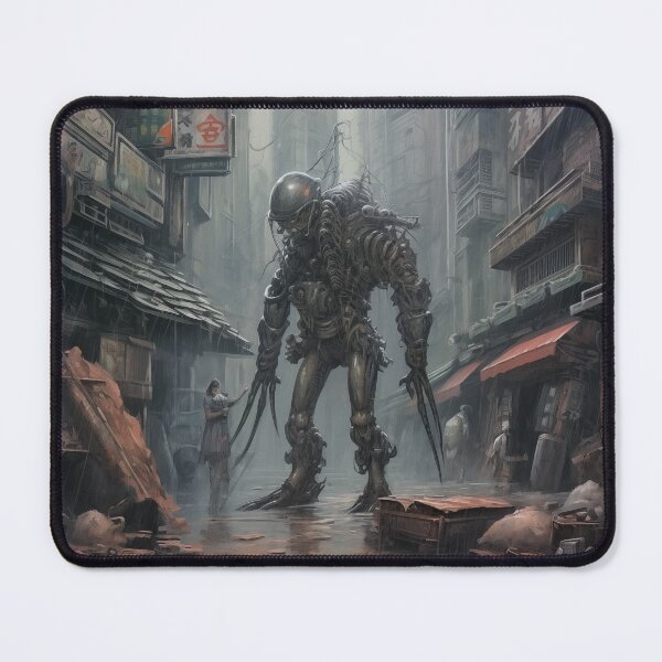 Item preview, Cyber Monster in the Alley designed and sold by landletsy.
