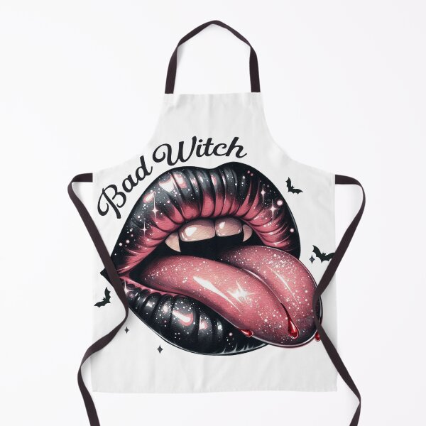 Item preview, Bad Witch Halloween Lips Gothic Art designed and sold by Aredbox.