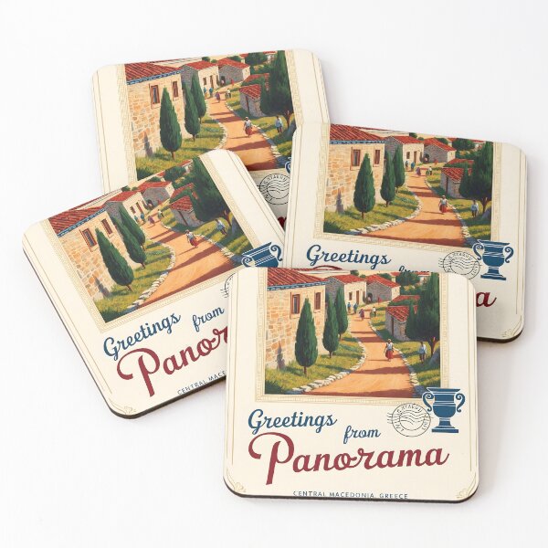 Item preview, Panorama Central Macedonia Greece Postcard Vintage Retro Travel Vintage designed and sold by TravelPostcardGems.