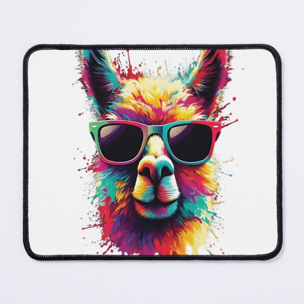 Item preview,  Llama Colorful With Sunglasses For Alpaca lovers designed and sold by VISIONSTURME.