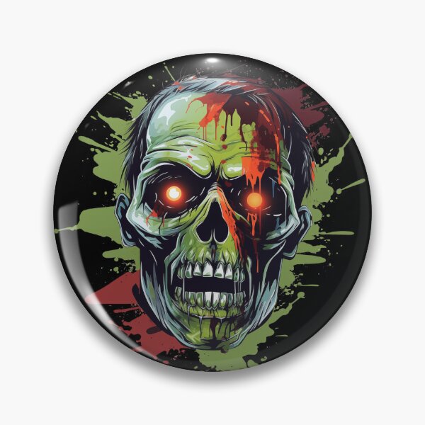 Item preview, Scary Zombie Face designed and sold by TeeTemptation.