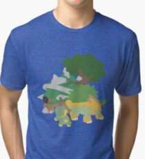 Turtwig Evolution Tri-blend T-Shirt