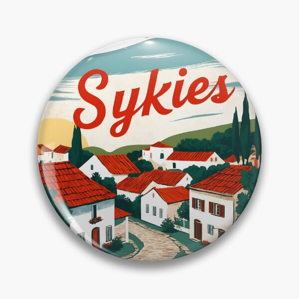 Item preview, Sykies Central Macedonia Greece Postcard Vintage Retro Travel Vintage designed and sold by TravelPostcardGems.