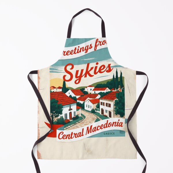 Item preview, Sykies Central Macedonia Greece Postcard Vintage Retro Travel Vintage designed and sold by TravelPostcardGems.