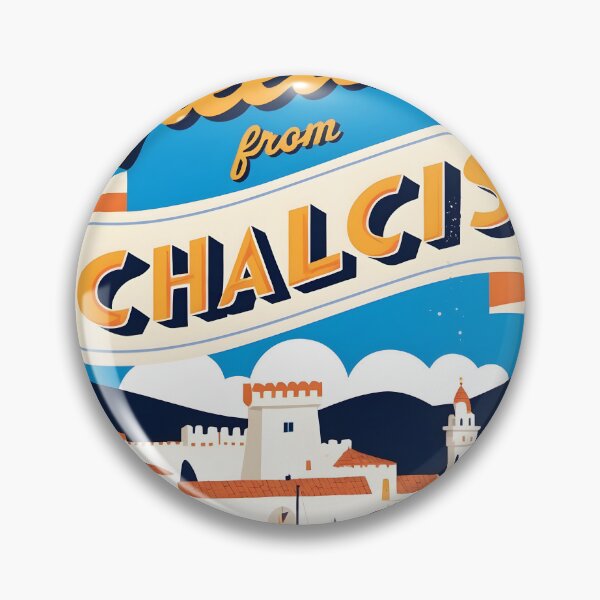 Item preview, Chalcis Central Greece Postcard Vintage Retro Travel Vintage designed and sold by TravelPostcardGems.