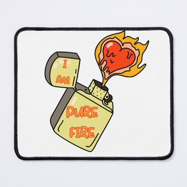 Item preview, I AM PURE FIRE designed and sold by stickersrafisa.