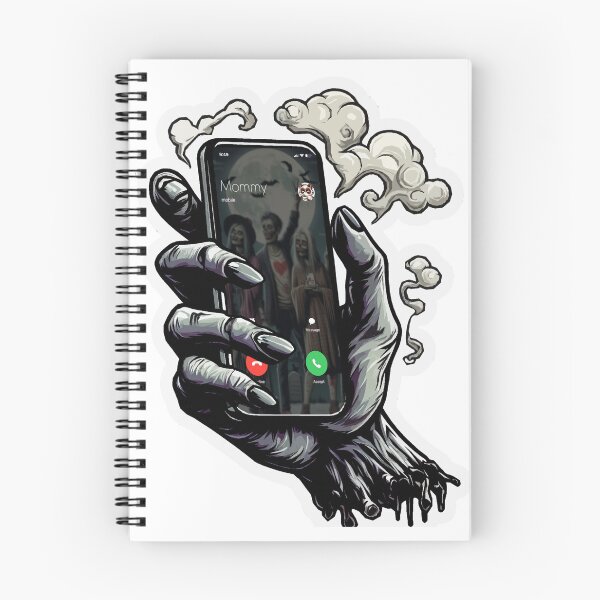 Item preview, Zombie Hand Phone Call - 'Mommy’s Calling' Horror Art designed and sold by tCreative150.