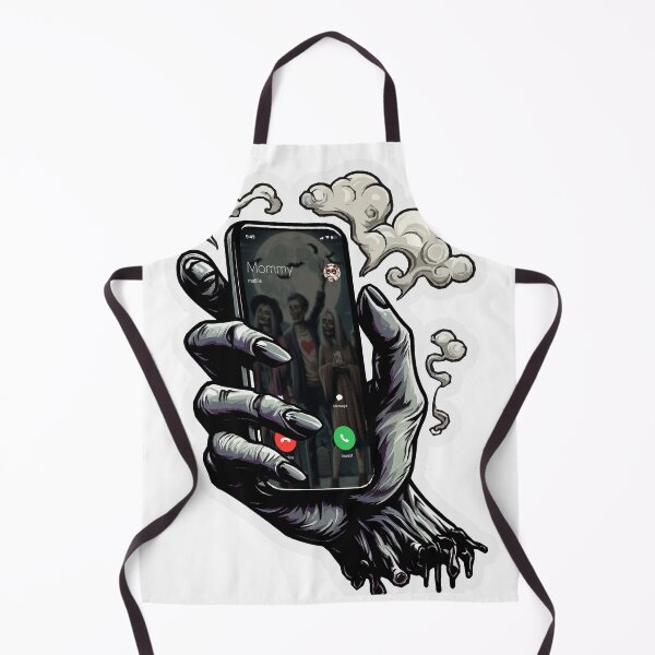 Item preview, Zombie Hand Phone Call - 'Mommy’s Calling' Horror Art designed and sold by tCreative150.