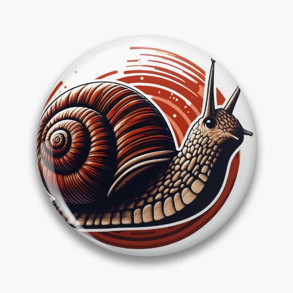 Item preview, Snail Illustration - Slow and Steady Nature Art designed and sold by tCreative150.