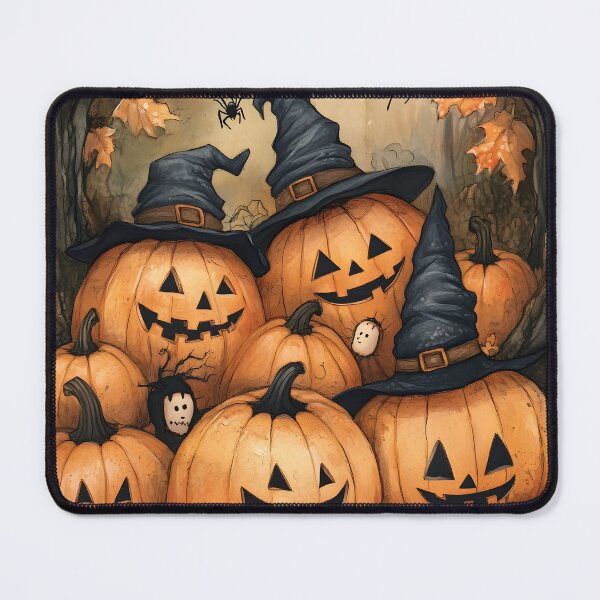 Item preview, Creepy Halloween Pumpkin Lantern Design | Spooky Jack-o’-Lantern Art designed and sold by Moments-Studio.