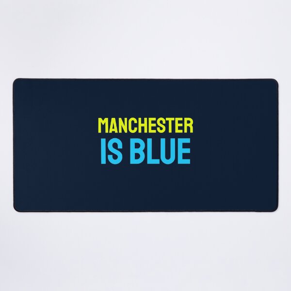 Item preview, Manchester is Blue Neon Blue designed and sold by VRedBaller.
