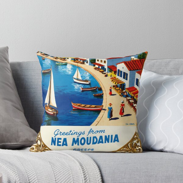 Item preview, Nea Moudania Central Macedonia Postcard Vintage Retro Travel Vintage designed and sold by TravelPostcardGems.