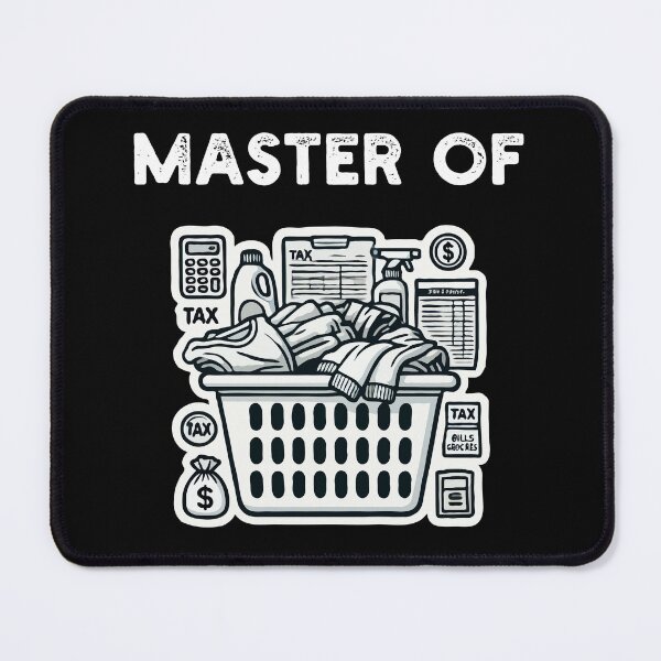 Item preview, Master Of Taxes And Laundry - Funny Meme About Adulthood designed and sold by RogarsVault.