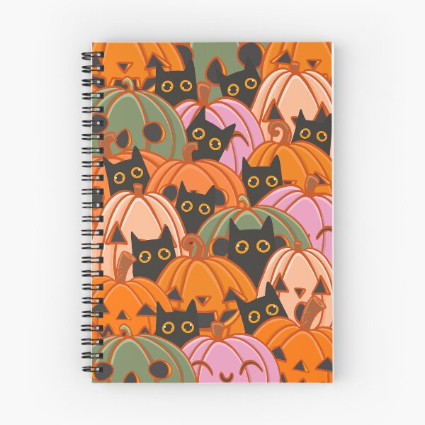 Artikelvorschau, Peek a Boo Cats in the Pumpkins entworfen und verkauft von KilkennyCat Art.