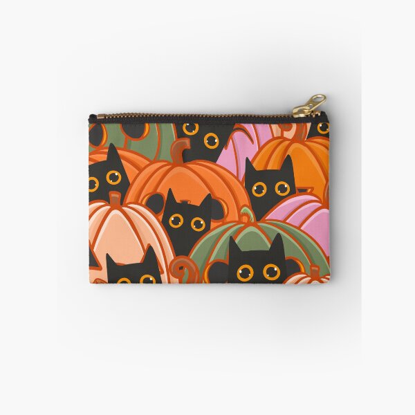 Item preview, Peek a Boo Cats in the Pumpkins designed and sold by KilkennyCat Art.