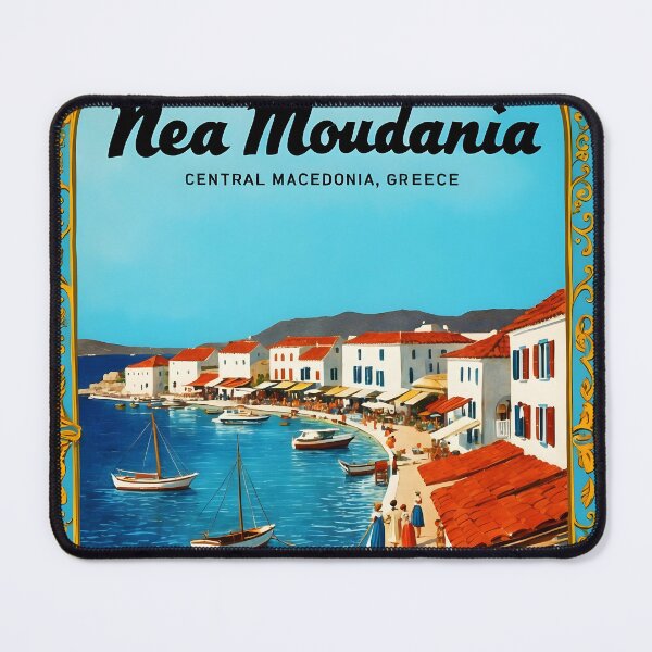 Item preview, Nea Moudania Central Macedonia Postcard Vintage Retro Travel Vintage designed and sold by TravelPostcardGems.