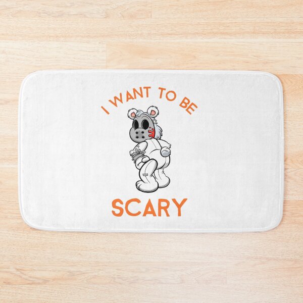 Item preview, I WANT TO BE SCARY Teddy bear in chain saw mask designed and sold by AJCIShop.