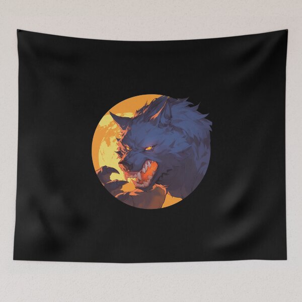 Item preview, Hombre lobo // Lobos // Halloween // Hombre lobo // Vibraciones embrujadas designed and sold by SMARTKIT DESIGNAGENCY.