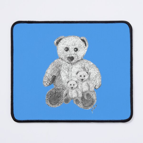 Item preview, Three Little Bears, Mummy and Babies, Teddy Bears, hand painted. designed and sold by Jennifer Morcom.